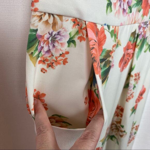 ModCloth White Floral Elegant Reflections Dress Sz.S NWT - Picture 4 of 8